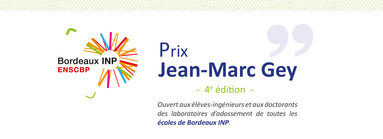 Lauréats du prix Jean-Marc Gey 2020