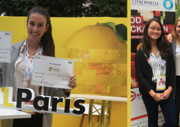 Maria, en 3e année, gagne 2 prix avec son équipe lors du Hackathon Ecotrophelia 2018