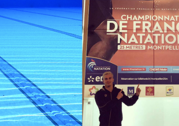 Félicitations à Adrien pour ses beaux résultats au Championnat de France de natation